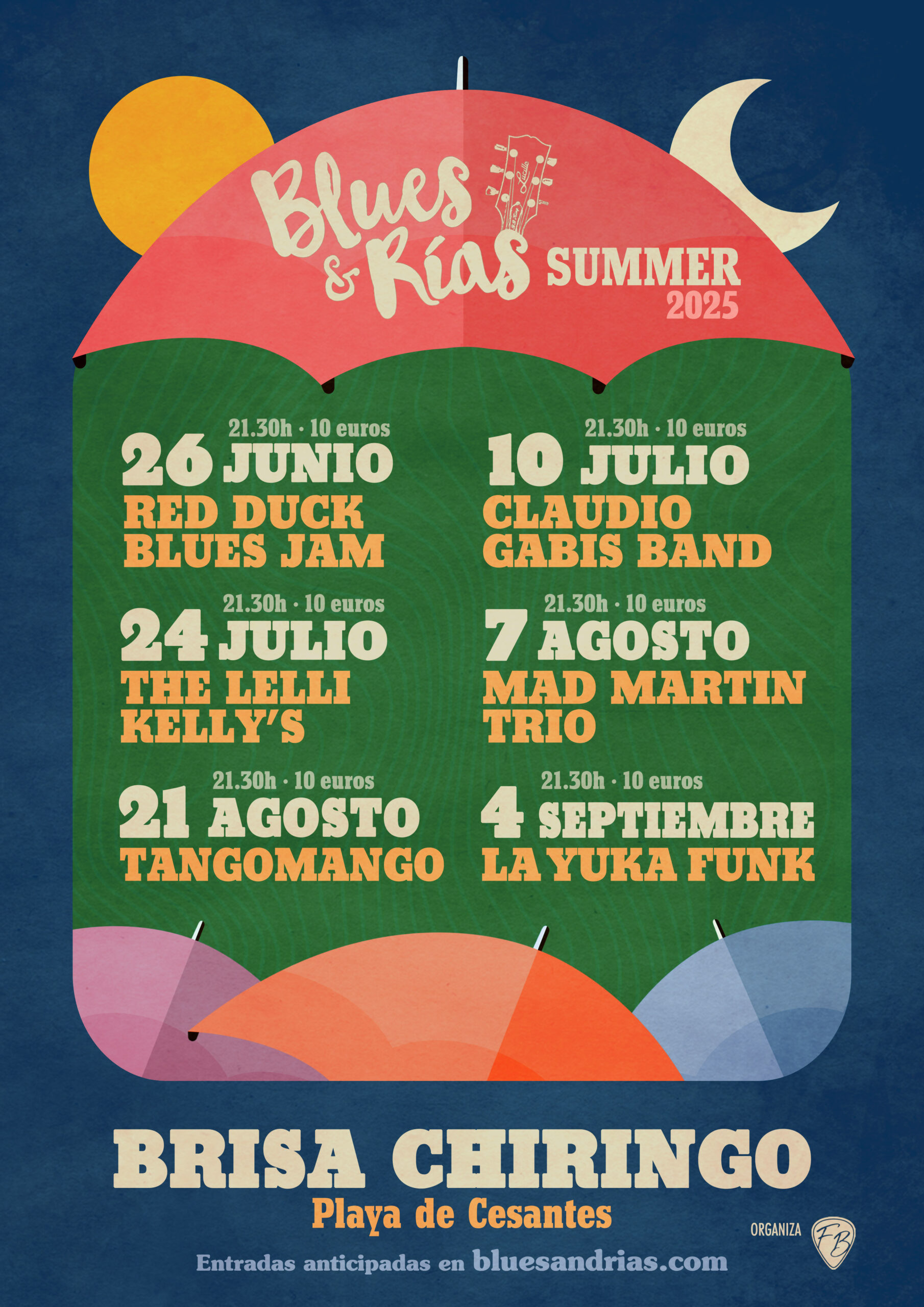 Blues And Rias presenta su ciclo de verano